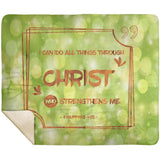 MeditateHealing.com | Bible Verses Premium Sherpa Mink Blanket