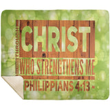 MeditateHealing.com | Bible Verses Premium Sherpa Mink Blanket