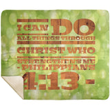 MeditateHealing.com | Bible Verses Premium Sherpa Mink Blanket