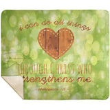 MeditateHealing.com | Bible Verses Premium Sherpa Mink Blanket