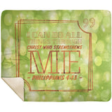 MeditateHealing.com | Bible Verses Premium Sherpa Mink Blanket