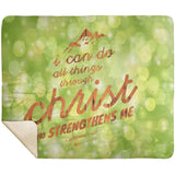 MeditateHealing.com | Bible Verses Premium Sherpa Mink Blanket