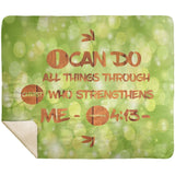 MeditateHealing.com | Bible Verses Premium Sherpa Mink Blanket