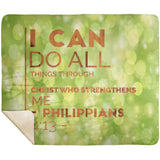 MeditateHealing.com | Bible Verses Premium Sherpa Mink Blanket