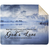 MeditateHealing.com | Bible Verses Premium Sherpa Mink Blanket
