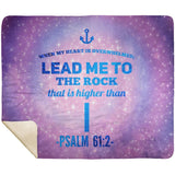 MeditateHealing.com | Bible Verses Premium Sherpa Mink Blanket