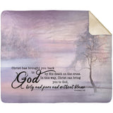 MeditateHealing.com | Bible Verses Premium Sherpa Mink Blanket