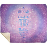 MeditateHealing.com | Bible Verses Premium Sherpa Mink Blanket