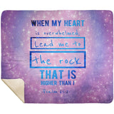 MeditateHealing.com | Bible Verses Premium Sherpa Mink Blanket