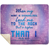 MeditateHealing.com | Bible Verses Premium Sherpa Mink Blanket