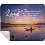 MeditateHealing.com | Bible Verses Premium Sherpa Mink Blanket