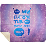 MeditateHealing.com | Bible Verses Premium Sherpa Mink Blanket