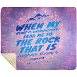 MeditateHealing.com | Bible Verses Premium Sherpa Mink Blanket
