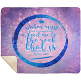 MeditateHealing.com | Bible Verses Premium Sherpa Mink Blanket