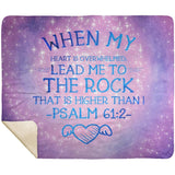 MeditateHealing.com | Bible Verses Premium Sherpa Mink Blanket