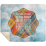 MeditateHealing.com | Bible Verses Premium Sherpa Mink Blanket