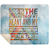 MeditateHealing.com | Bible Verses Premium Sherpa Mink Blanket