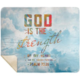 MeditateHealing.com | Bible Verses Premium Sherpa Mink Blanket