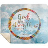 MeditateHealing.com | Bible Verses Premium Sherpa Mink Blanket