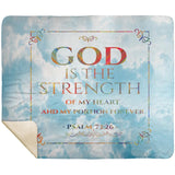 MeditateHealing.com | Bible Verses Premium Sherpa Mink Blanket