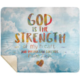 MeditateHealing.com | Bible Verses Premium Sherpa Mink Blanket