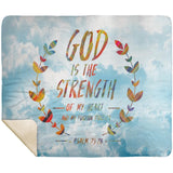 MeditateHealing.com | Bible Verses Premium Sherpa Mink Blanket
