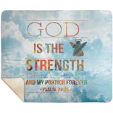 MeditateHealing.com | Bible Verses Premium Sherpa Mink Blanket