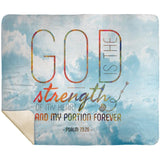 MeditateHealing.com | Bible Verses Premium Sherpa Mink Blanket