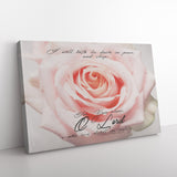 Gallery Quality Framed Canvas Art - Lord Make Me Dwell In Safety ~Psalm 4:8~