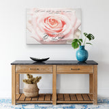 Gallery Quality Framed Canvas Art - Lord Make Me Dwell In Safety ~Psalm 4:8~