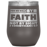 MeditateHealing.com Stainless Steel Vacuum Insulated Wine Tumbler