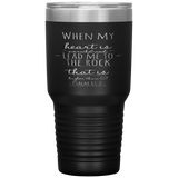 MeditateHealing.com 30oz Vacuum Tumbler