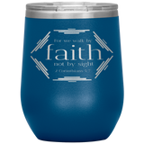 MeditateHealing.com Stainless Steel Vacuum Insulated Wine Tumbler