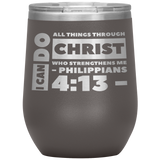 MeditateHealing.com Stainless Steel Vacuum Insulated Wine Tumbler