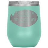 MeditateHealing.com Stainless Steel Vacuum Insulated Wine Tumbler