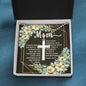 Artisan Crafted Stainless Steel Cross Necklace (Ball Chain) ~Psalm 127:3~