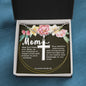 Artisan Crafted Stainless Steel Cross Necklace (Ball Chain) ~Proverbs 23:22-25~