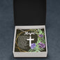 Artisan Crafted Stainless Steel Cross Necklace (Ball Chain) ~1 Timothy 5:8~