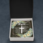 Artisan Crafted Stainless Steel Cross Necklace (Ball Chain) ~Psalm 127:3~