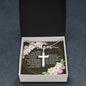 Artisan Crafted Stainless Steel Cross Necklace (Ball Chain) ~John 19:26-27~