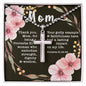 Artisan Crafted Stainless Steel Cross Necklace (Ball Chain) ~Proverbs 31:25-28~