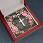 Artisan Crafted Stainless Steel Cross Necklace (Ball Chain) ~Isaiah 66:13~