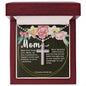 Artisan Crafted Stainless Steel Cross Necklace (Ball Chain) ~Proverbs 23:22-25~