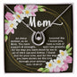 Pure Love Dancing CZ Crystal White Gold Finish Necklace ~John 19:26-27~