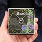 Pure Love Dancing CZ Crystal White Gold Finish Necklace ~1 Timothy 5:8~