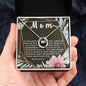 Pure Love Dancing CZ Crystal White Gold Finish Necklace ~Exodus 20:12~