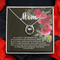 Pure Love Dancing CZ Crystal White Gold Finish Necklace ~Proverbs 22:6~