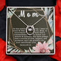 Pure Love Dancing CZ Crystal White Gold Finish Necklace ~Exodus 20:12~