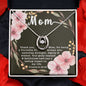 Pure Love Dancing CZ Crystal White Gold Finish Necklace ~Proverbs 31:25-28~