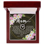 Pure Love Dancing CZ Crystal White Gold Finish Necklace ~Psalm 139:13-14~